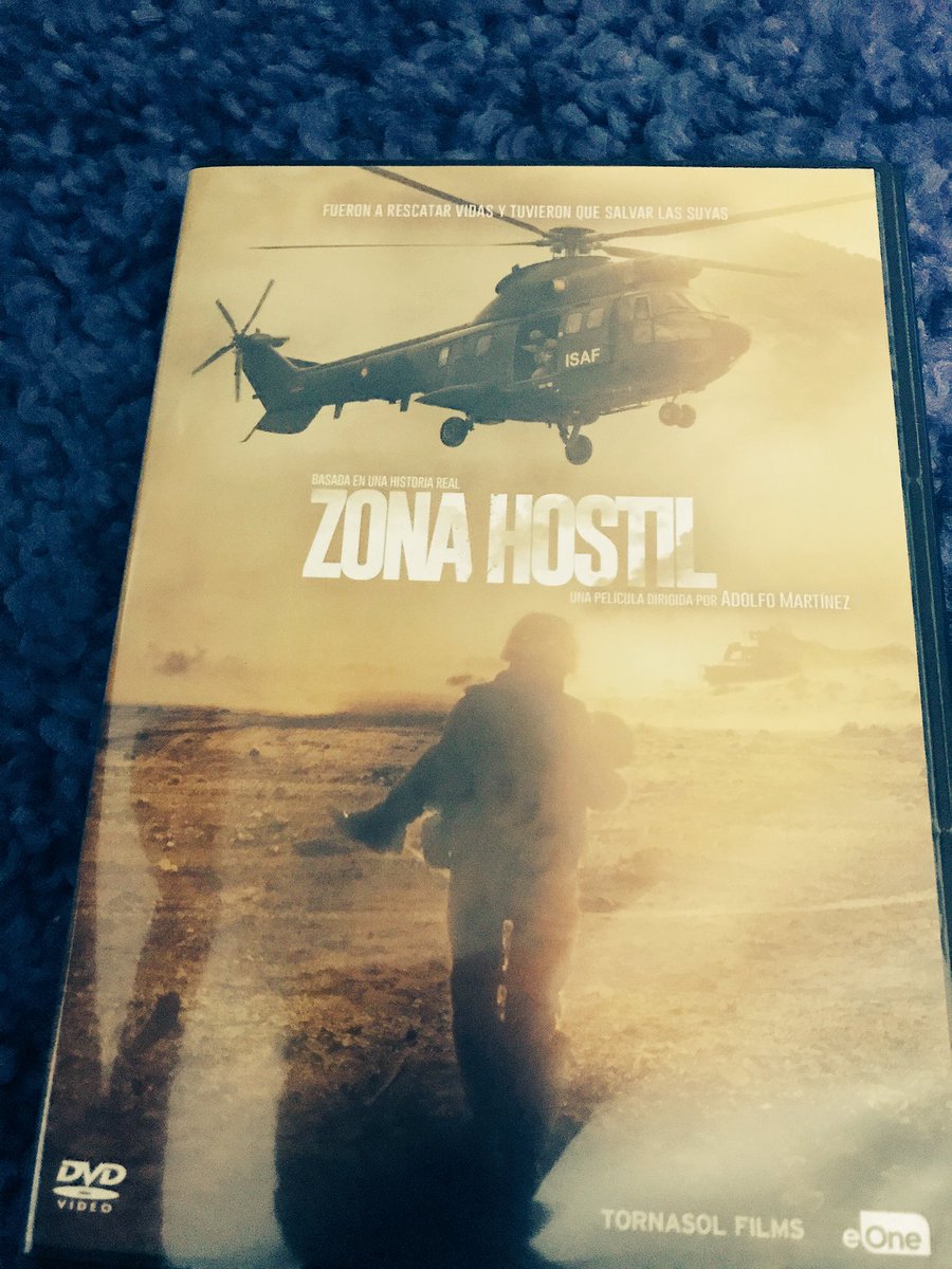 Look what has finally arrived! Perfect timing on Friday. I'm going to watch Zona Hostil tonight. 🙂🍿🎬 #ZonaHostilPelícula #Zonahostil #movie