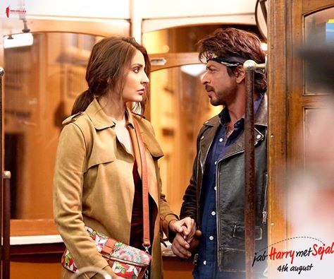 yupptv's tweet photo. What is Harry &amp; Sejal's story? Find out on #JHMSTrailer to be out soon. starring @iamsrk &amp; @AnushkaSharma https://t.co/GjaNspOCjU
