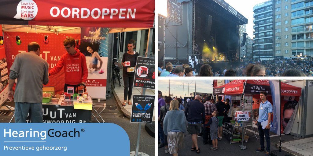 Van 17 tot 22 juli is HearingCoach samen met De Tuut van Tegenwoordig aanwezig op het Kneistival in Knokke-Heist. Morgen de laatste dag!