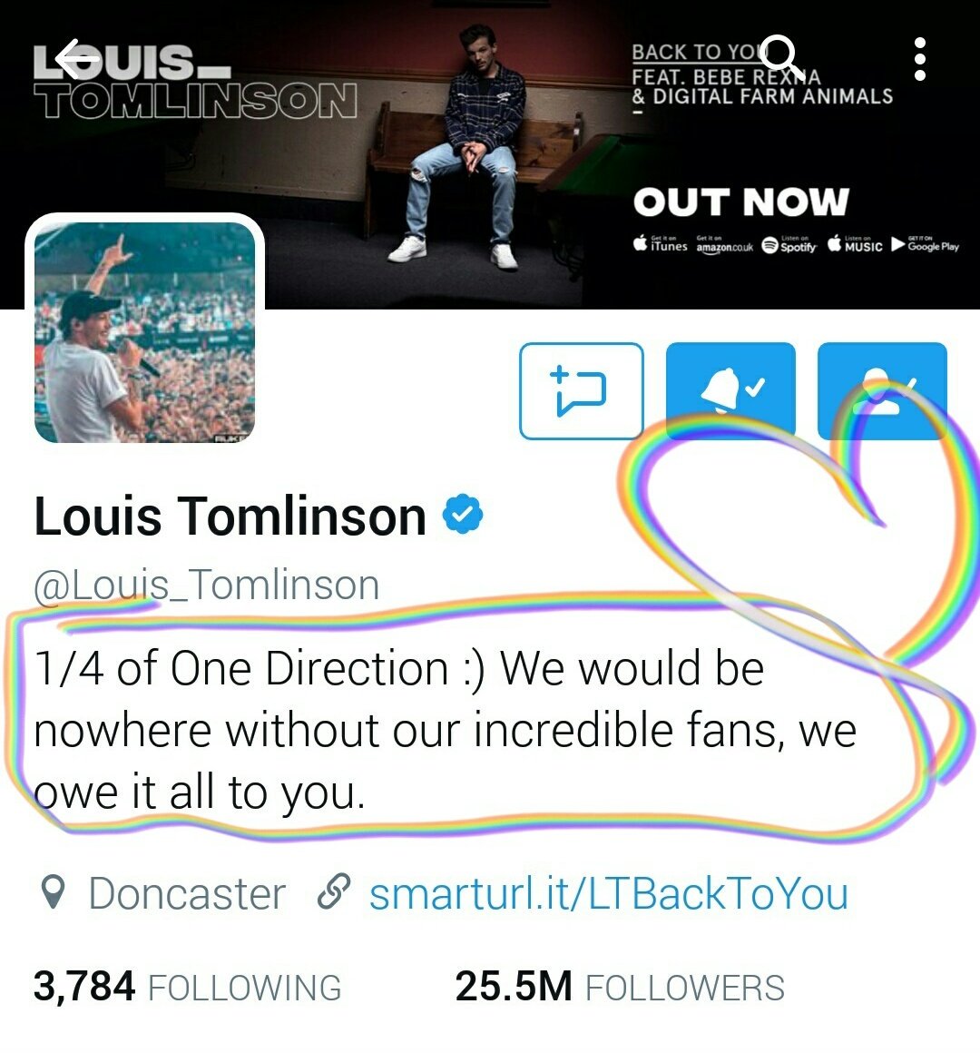 StylesgfX's tweet photo. Let's thank Louis for that❤❤ https://t.co/LMiWmHFXhi