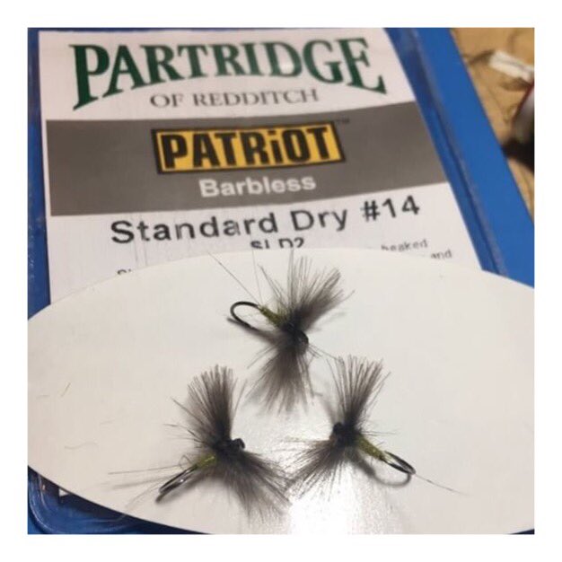 AimeeNicole_xx's tweet photo. #14 CDC Split wings not something I tie much so a little different for me π#flytying #girlswhotieflies #dryflies #splitwings #partridgehooks https://t.co/2qyiSRUamz