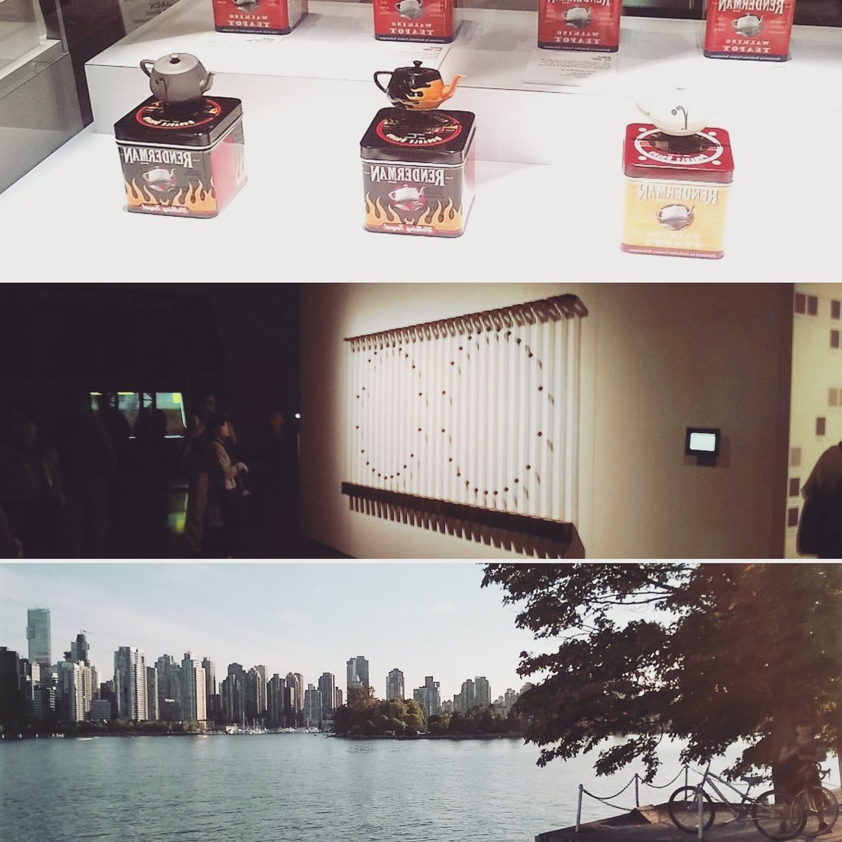 alexgouv's tweet photo. #SIGGRAPH2017 is now very close! Another #throwback photo with some #art, #vancouver and the famous #pixar teapots from #siggraph2014 https://t.co/QruY5ugSGl