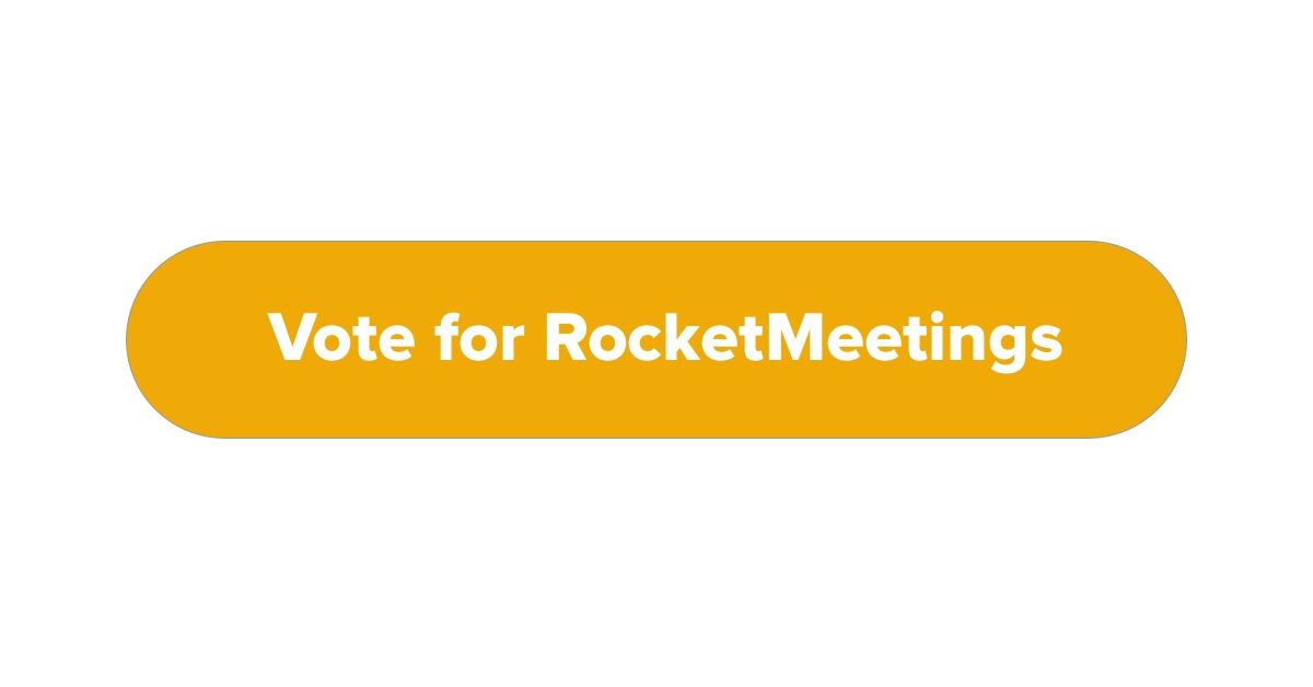 RocketMeetings's tweet photo. We got asked by Accenture to be part of their Innovation Award! Help us solve all meeting problems. Vote for us now. https://t.co/JWd7maFHg9 https://t.co/Wd2ljChMKp