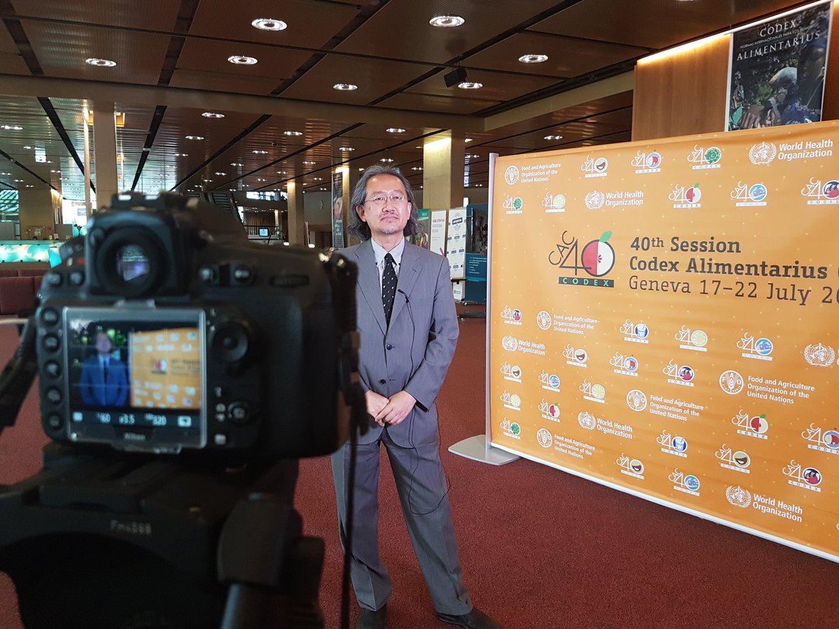 FAOWHOCodex's tweet photo. #CodexFaces Dr Kazuaki Miyagishima @WHO #CodexCAC40 #CodexAndYou https://t.co/mIE2aDWils