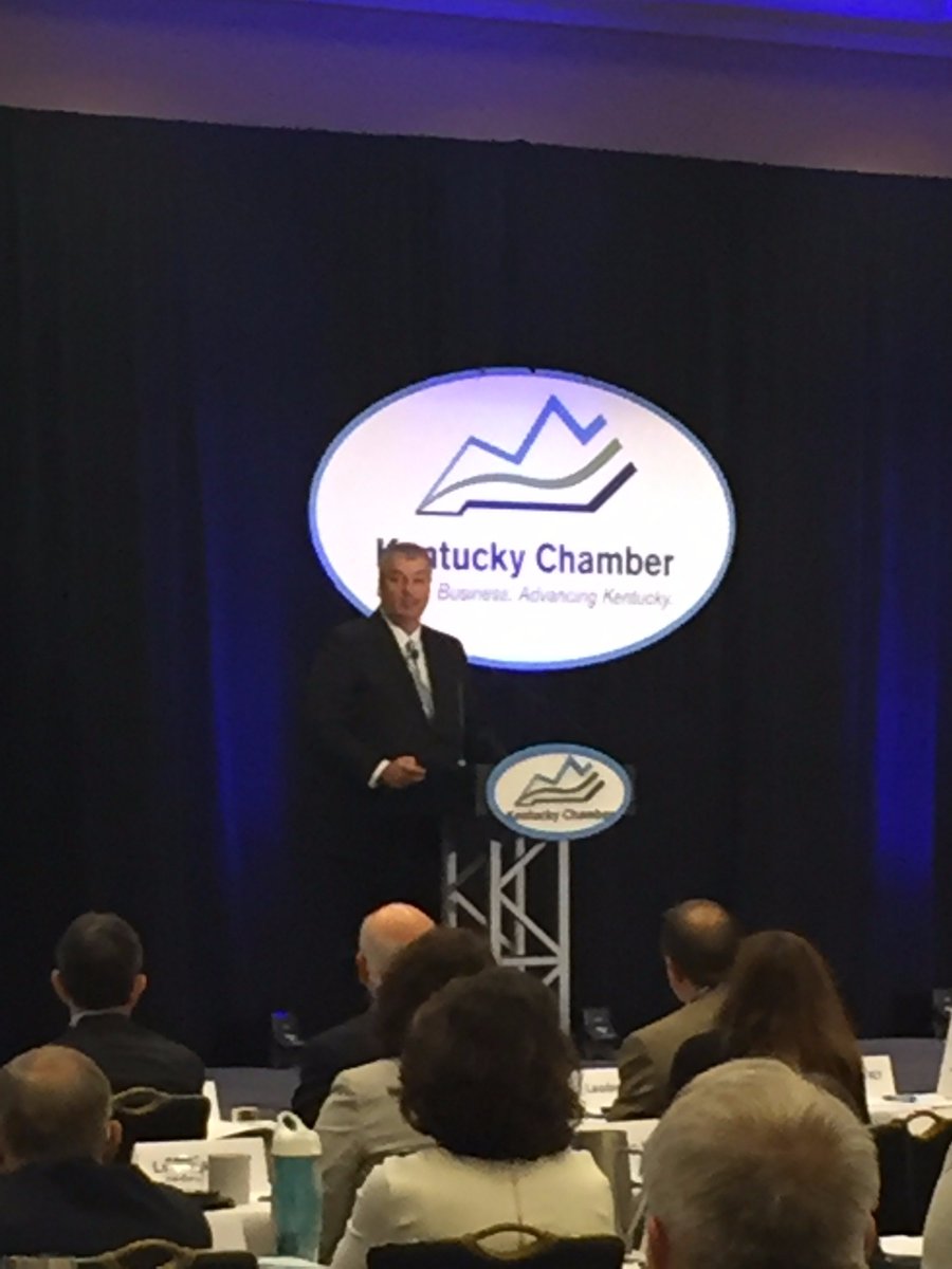 techhireeky's tweet photo. @bitsourceky co-founder Rusty Justice speaking today at the Ky. Chamber's annual business summit in Louisville. #techhire #exportcode #teky https://t.co/2LC0Sj9PQE