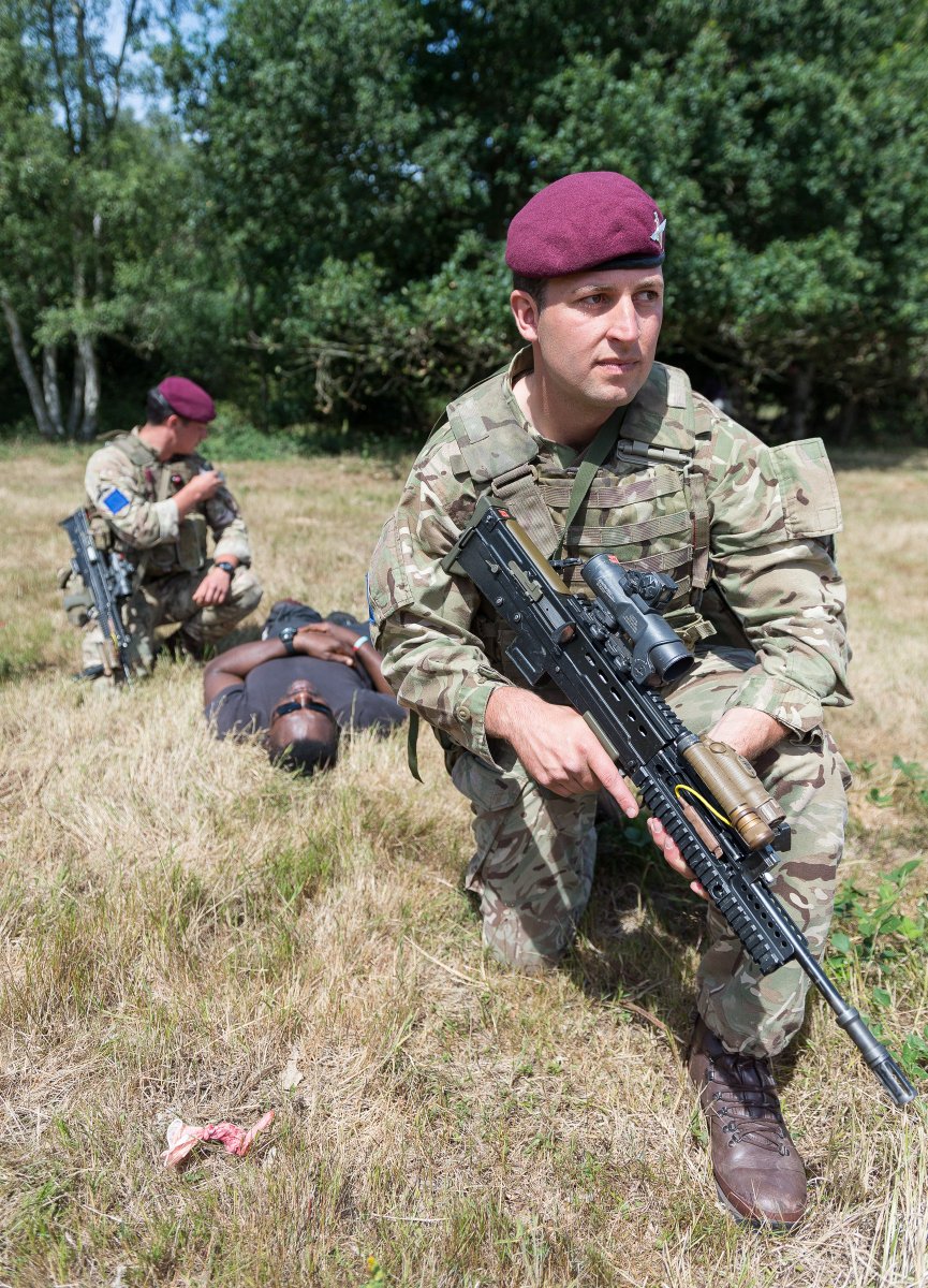 Soldiers form 2 PARA receive realistic medical training, with volunteer amputees acting as casualties bit.ly/2uPdFSr