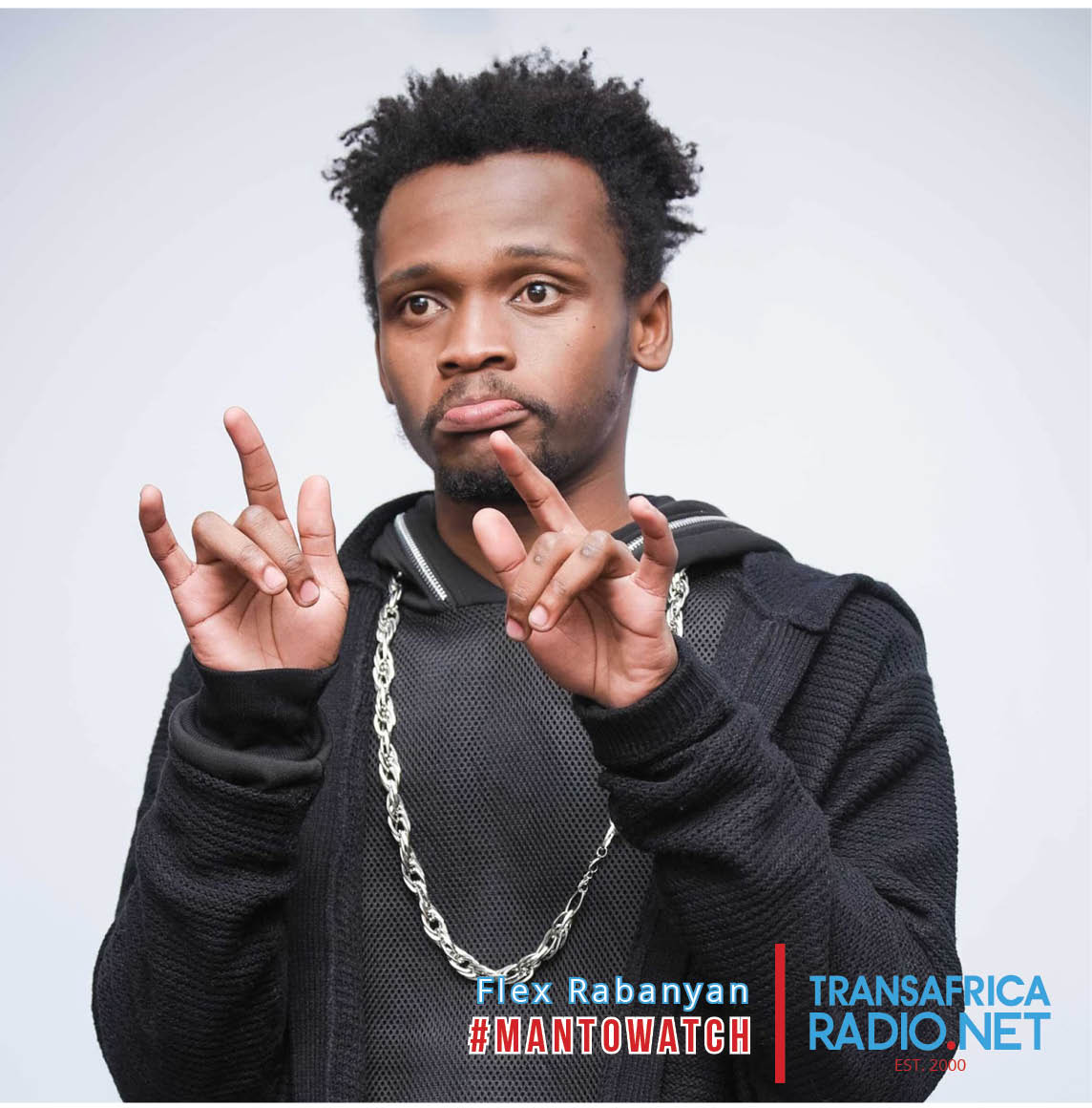 TransAfrica872's tweet photo. Happy Monday! This weeks South African rapper @FlexRabanyan is our #TARmanToWatch #MCM https://t.co/FQICmlwQf9 https://t.co/5SyLsf7ARs