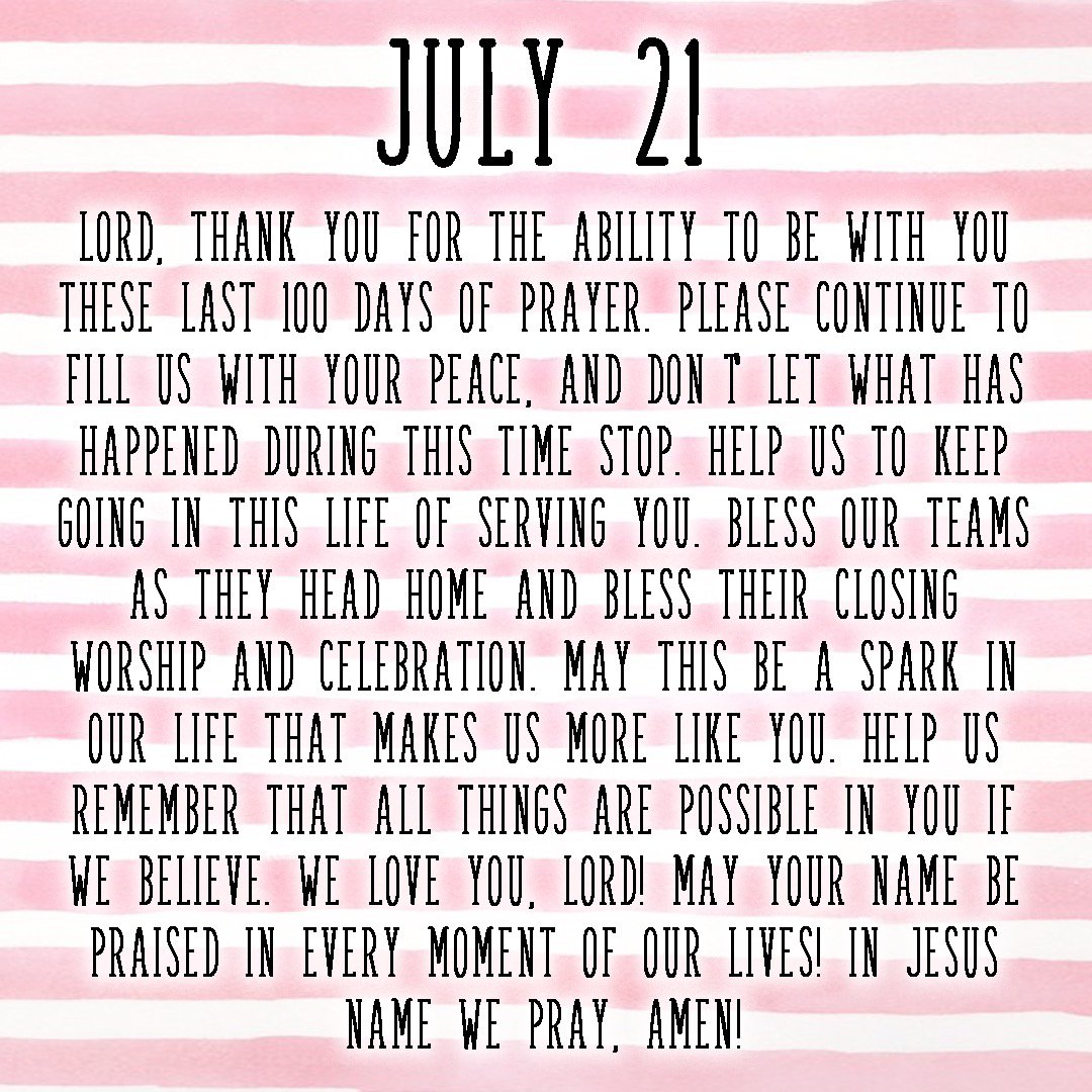 CTCYM's tweet photo. Share with your friends and family! #100daysofprayer #ctcym2017 https://t.co/h2WOxNmmy3