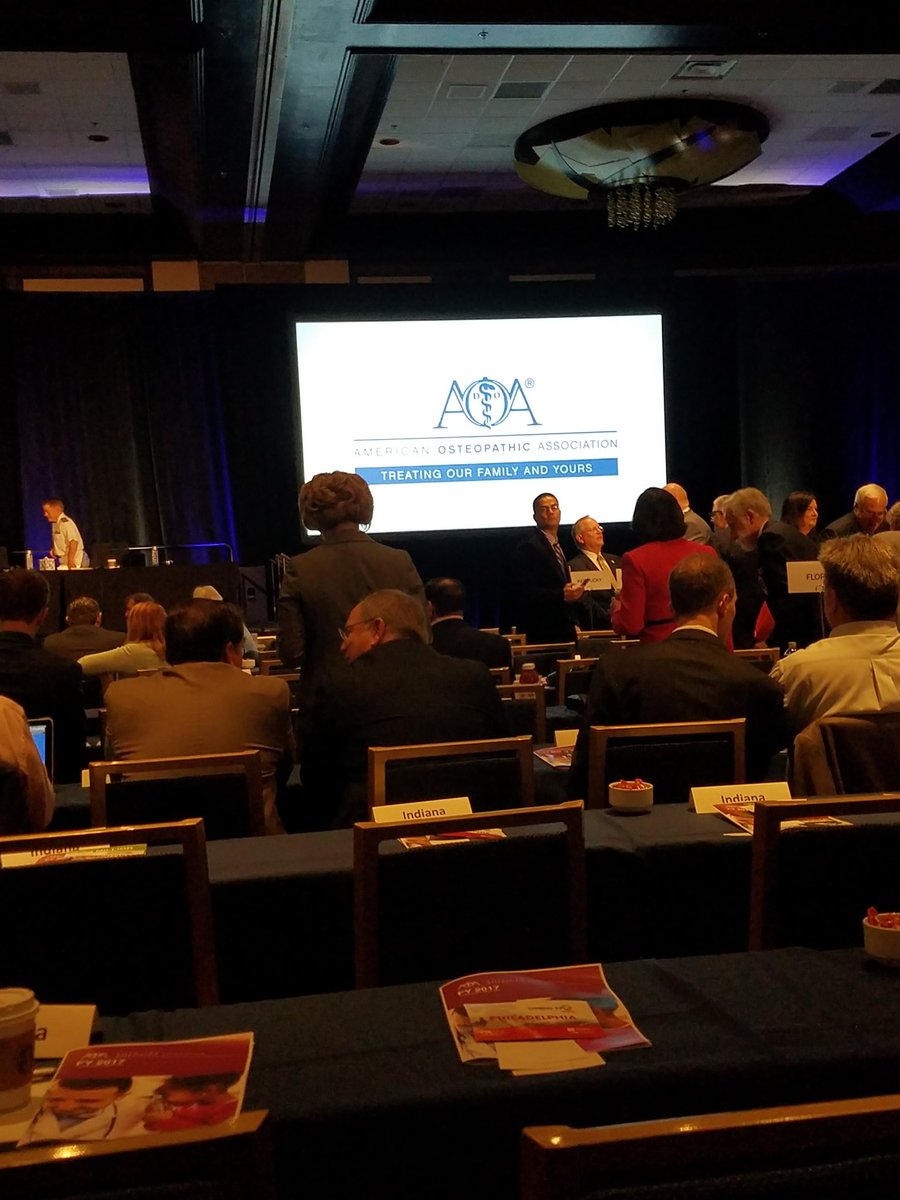 APMAPresident's tweet photo. In Chicago representing APMA at the AOA meeting with Jim Christina. Proud to be APMA President #apmarocks https://t.co/joDMM3W7G6