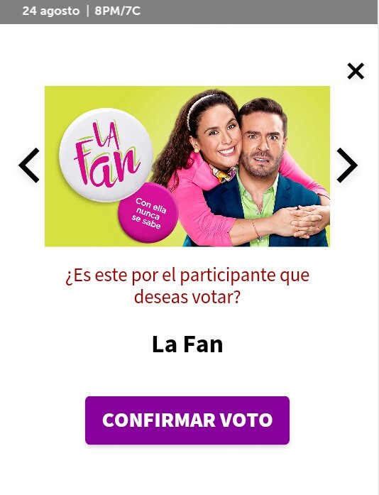 vuelvoaintentar's tweet photo. A votar por @LaFanOficial que esta nominada como #SerieFavorita en #PremiosTuMundo 🏆🌎
> https://t.co/wqYG2Enw1s
10 votos diarios ✔ https://t.co/UMfPVlsNxU