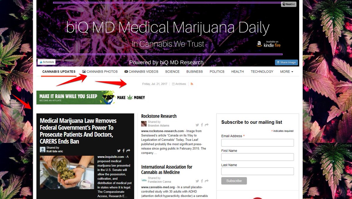 Happy Friday! New Cannabis Industry Updates online at biQMD.com and Amazon Kindle #Cannabis ##Doctors ow.ly/gLSk30dO2ce