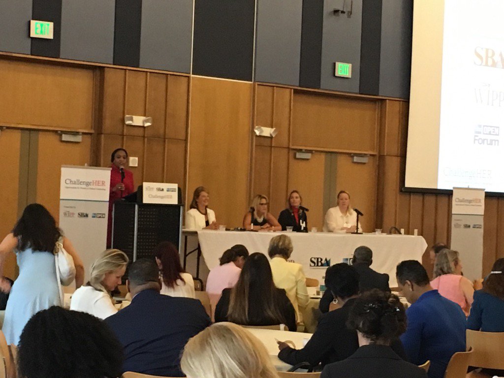 MCCCMD's tweet photo. Impressive panel w #MCCCMembers @TargetGov @LisaFirestone2 on challenges that small businesses face! #challengeHER https://t.co/aJ5Tf63vjm