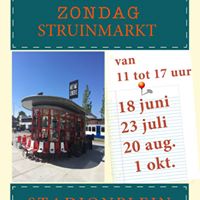 Zondag a.s. #struinmarkt #stadionplein. #hap staat er ook met heerlijke broodjes #beenhammethoningenmosterdsaus en #huisgemaakte #smoothies