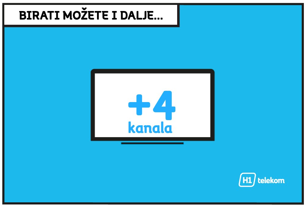 h1telekom's tweet photo. I dalje možete birati TV kanale u Osnovni paket. A možete se predomisliti i dodati neke druge. Pitajte nas, mi volimo pričati o H1 uslugama. https://t.co/ASvWZDahf8