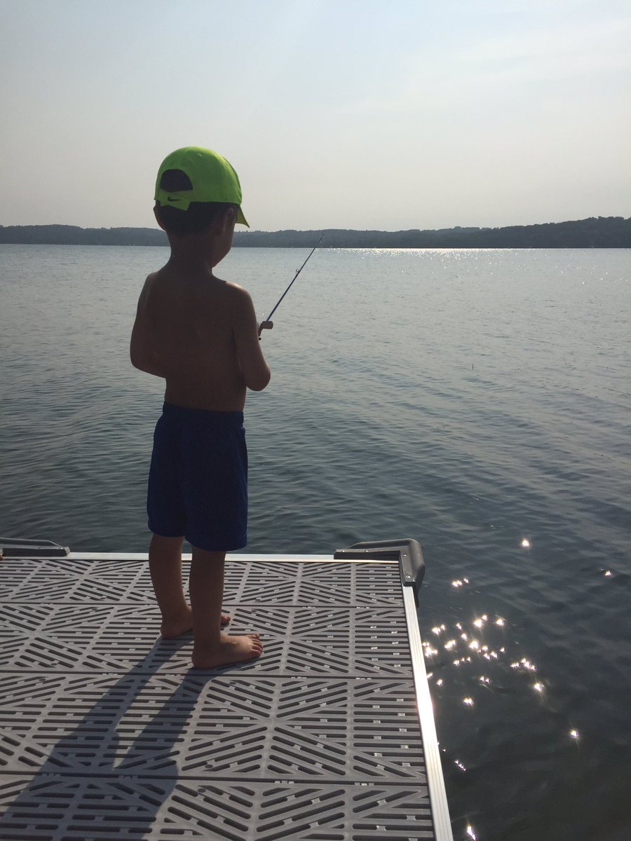 JoshPaauwe2725's tweet photo. Proud Daddy moment this morning. Jackson cast, set hook, and caught his own fish. #hesaddicted @PaauweAlyssa @bobsaniga @troyer_paige https://t.co/Gc7jj3ewGQ