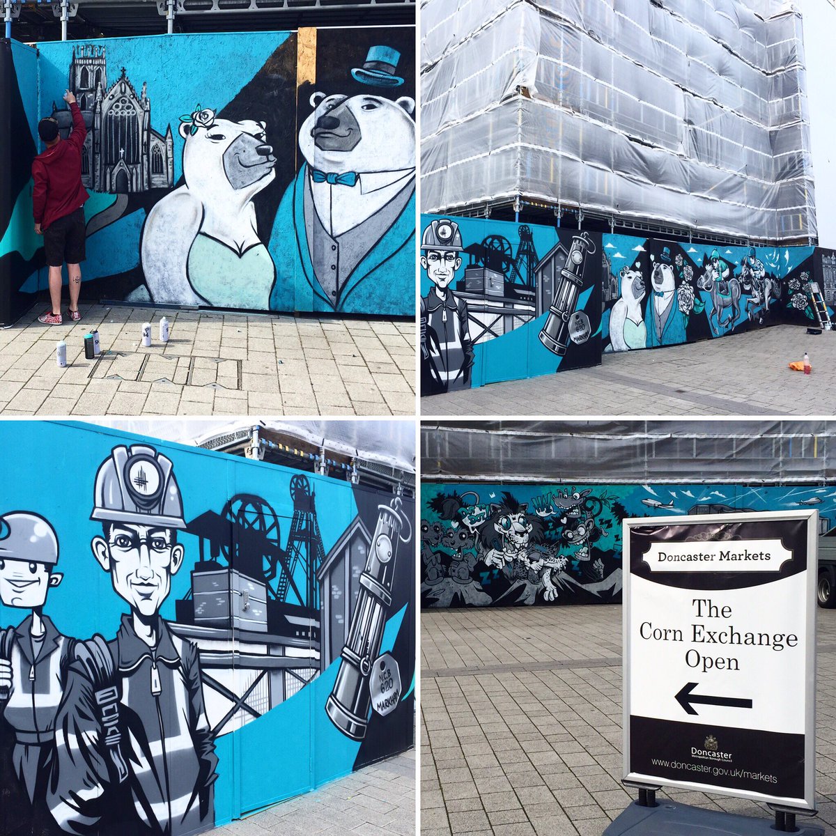 BOOM! New #street art in #doncasterisgreat <a href="/doncastermarket/">Doncaster Market</a> @DMBCTownCentre check it out