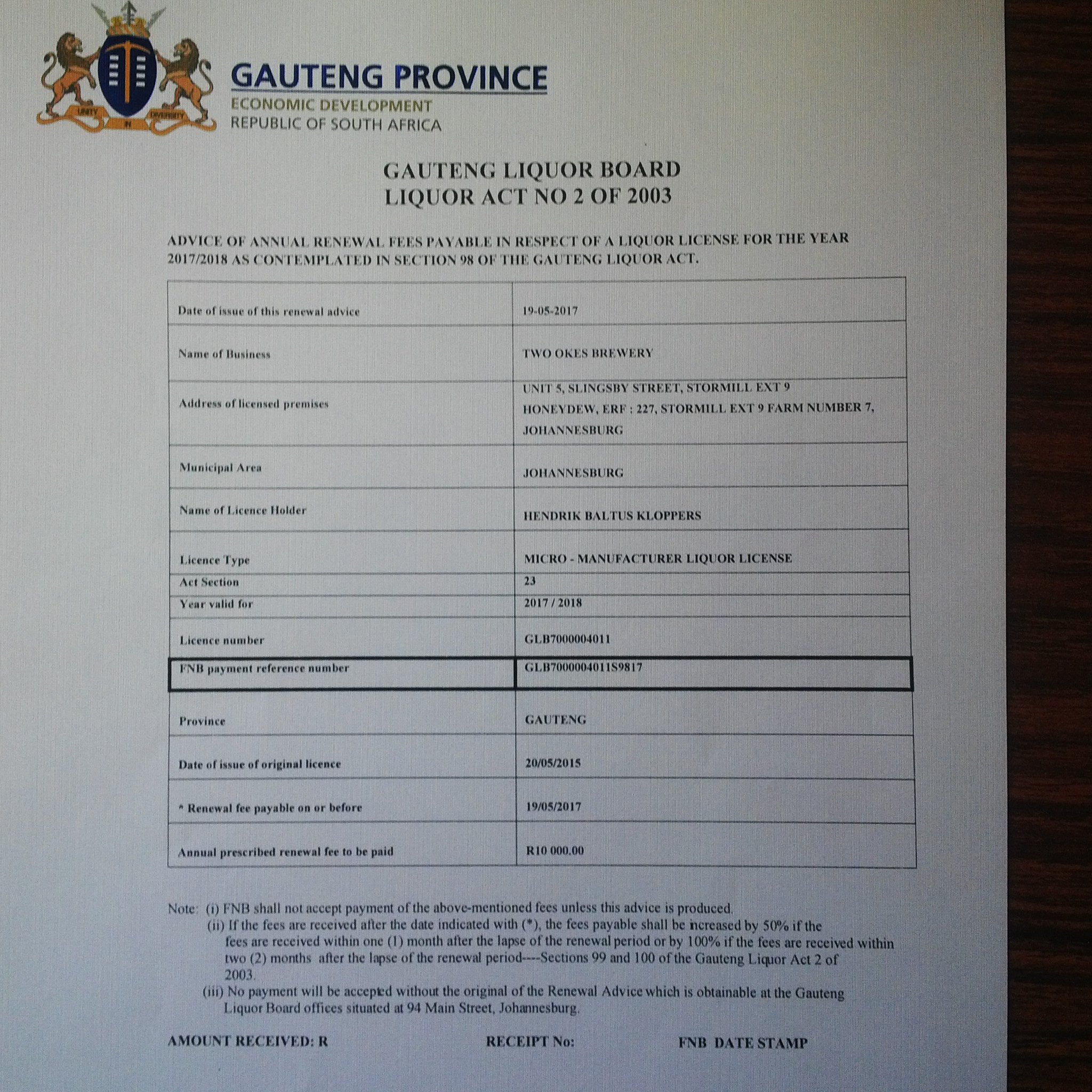 Frik Liebenberg On Twitter Liquor License Renewals Frik 082 556 frik-liebenberg-on-twitter-liquor-license-renewals-frik-082-556