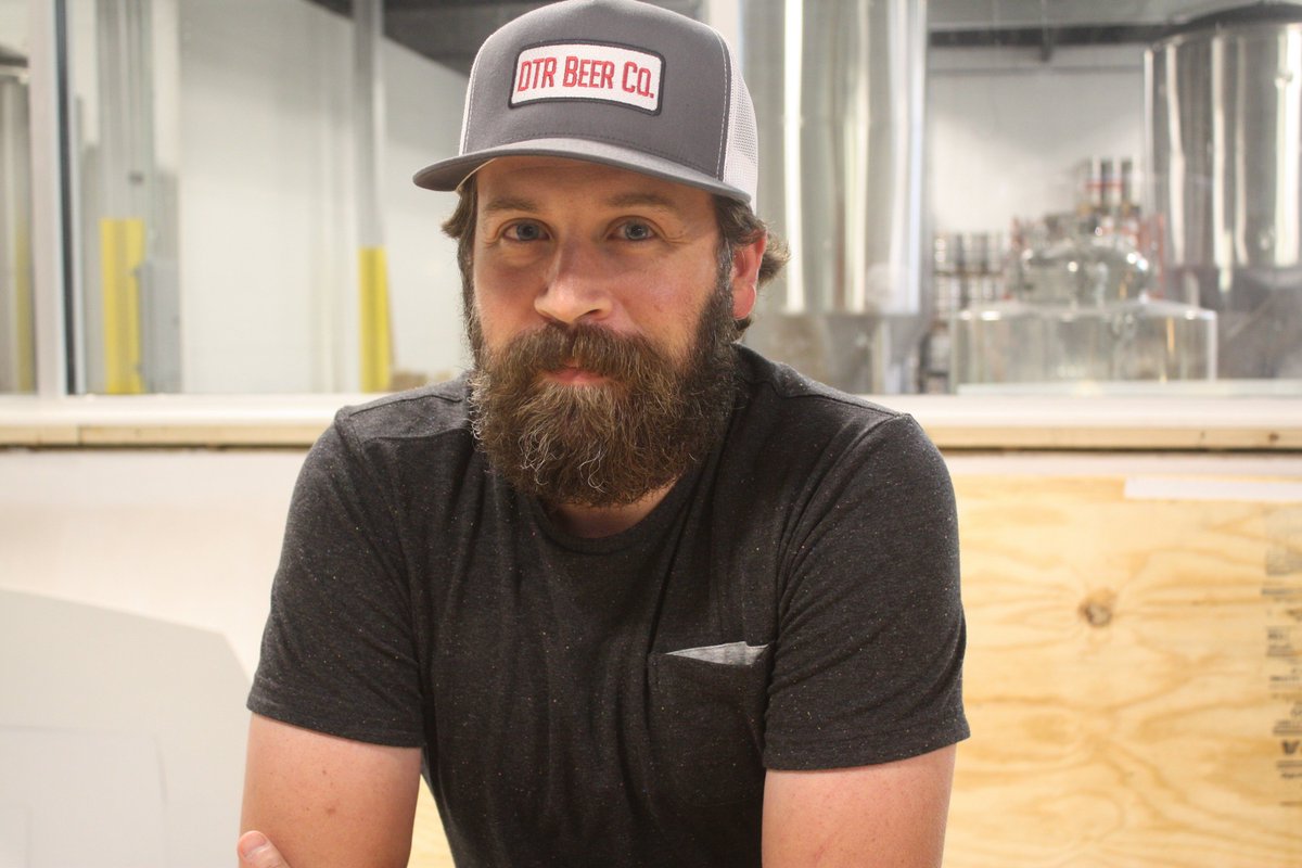 DTRBrewery's tweet photo. CFO Felice traded in his life on Wall Street for a beer he was passionate about and hasn't looked back since. #fridayintroductions #dtrcrew https://t.co/4kynoR6xe7