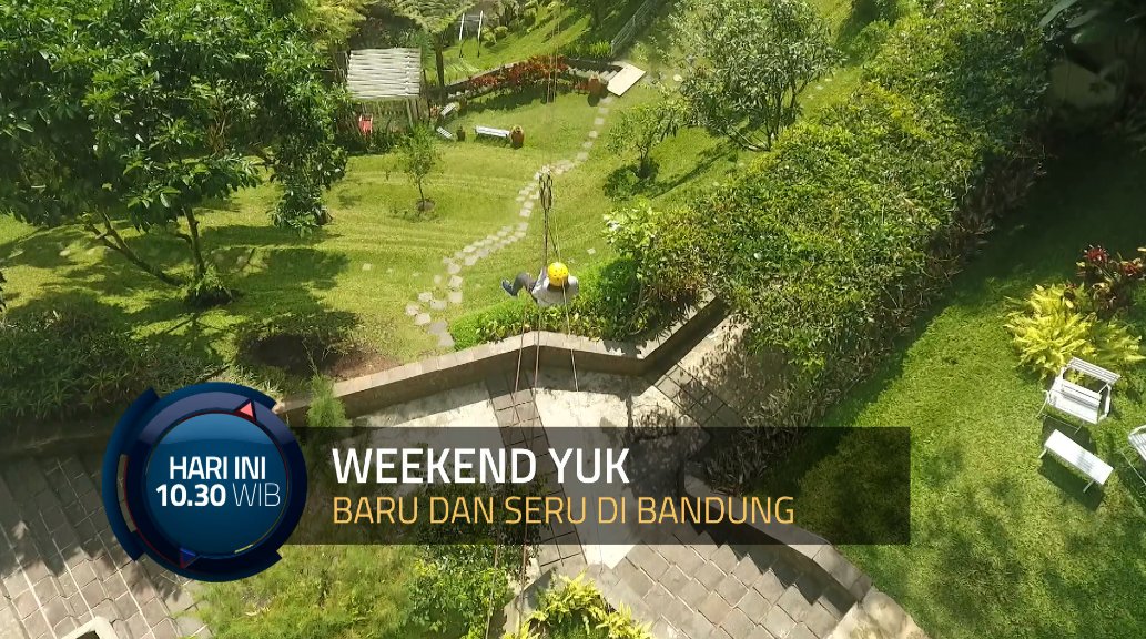 KompasTV's tweet photo. Mau ke mana akhir pekan ini? Ke Bandung yuk! Ada apa saja yg baru dan seru? Nonton #WeekendYuk pkl 10.30 WIB https://t.co/N4ORPm8jBB