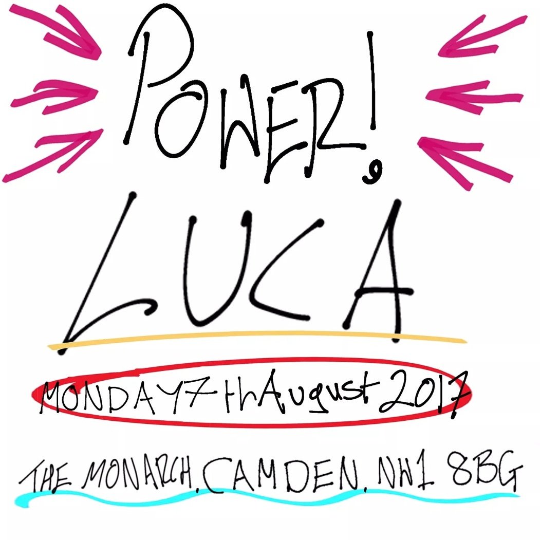 JUST ANNOUNCED: Luca will play alongside Temple Lake, with a special acoustic set to open the very first POWER! night.