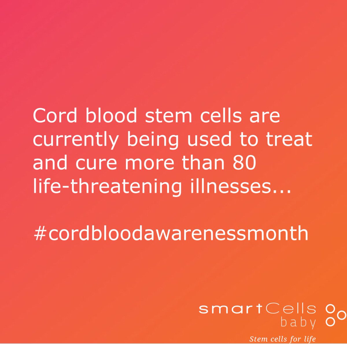 SmartCells's tweet photo. #cordbood #cordbloodawareness #cordbloodawarenessmonth #awareness #awarenessmonth #stemcells #stemcellbank #spreadtheword #bankitdontbinit https://t.co/looHvmZ692