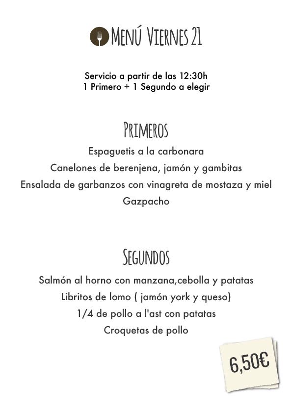 TotCarbo's tweet photo. Menú del día #santacoloma #menú #food #hoynococino #menú #espaguetis #canelones #gazpacho #salmon #croquetas https://t.co/5sV3un3788 https://t.co/PtVn9erm2s