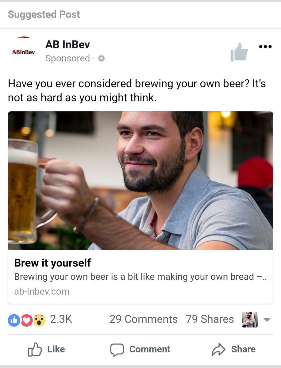 It seems this time AB InBev are taking the piss, rather than making the piss