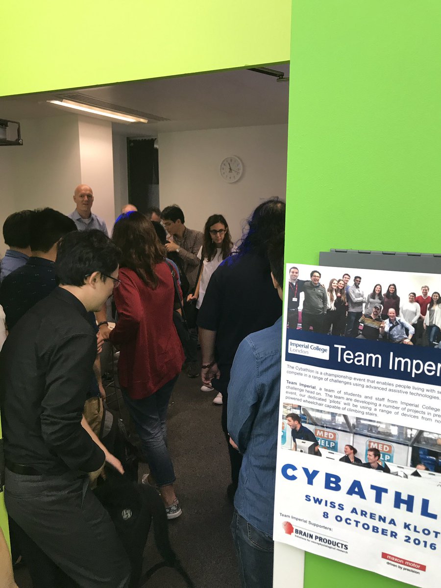 FaisalLab's tweet photo. Our @cybathlon #TeamImperial partner @BerkelBikeNL #ActiveLinx showing medal-winning #FES bike @rehabweek #RehabWeek2017 @ImperialBioeng https://t.co/MRcBbGF35i