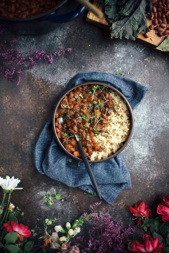 K7Angela's tweet photo. This Vegetarian Red Beans &amp; Rice https://t.co/Zyxl3NsUIS