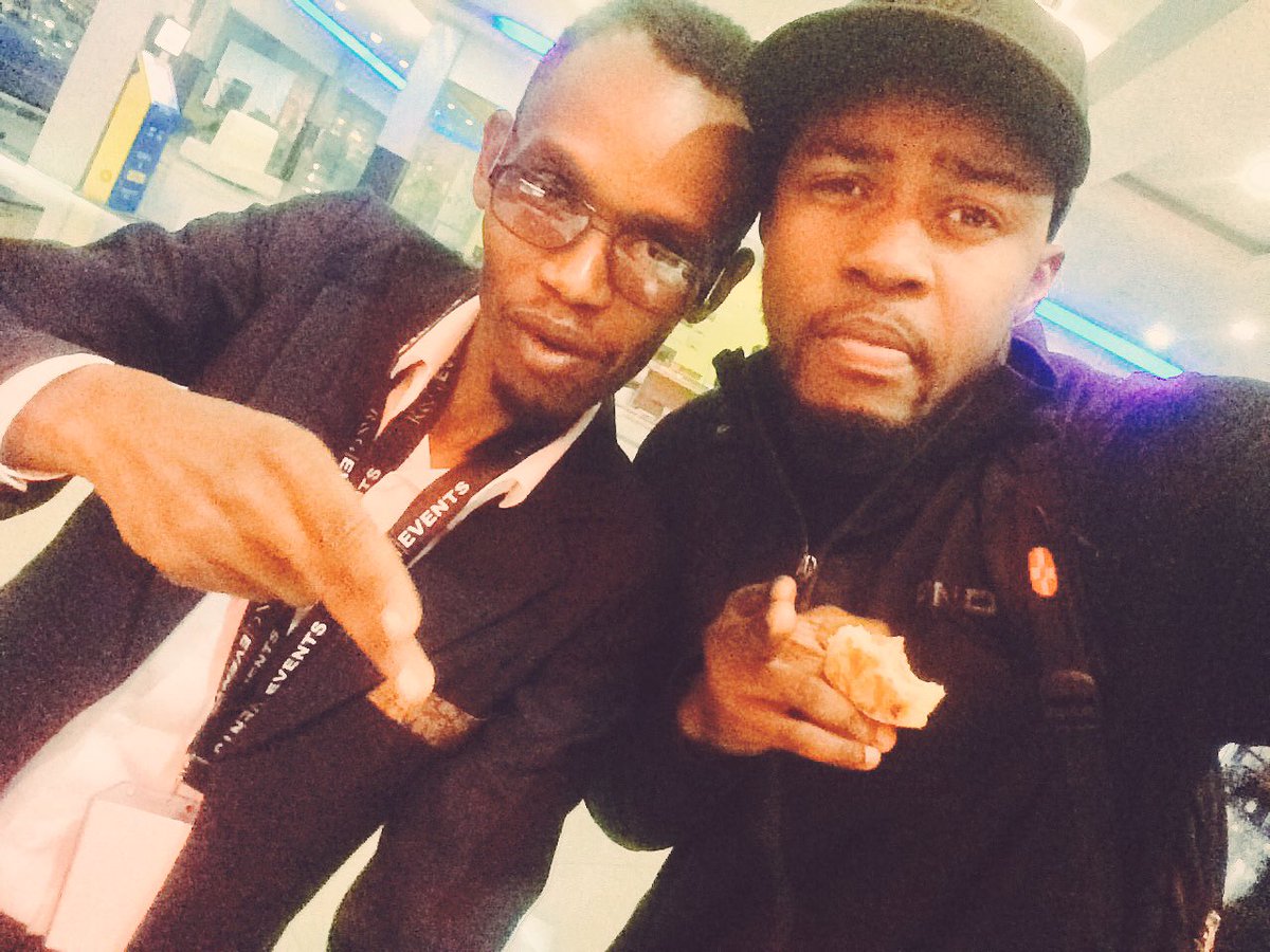 DJboogiezambia's tweet photo. Forever inspired, forever learning, forever dreaming and forever believing with @DjShooterZambia @soundwavezam #2017Launch! https://t.co/hHuu62FmxV