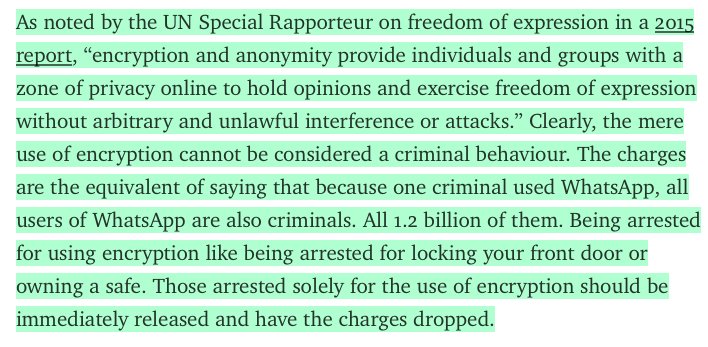 privacyint's tweet photo. Being arrested for #encryption is like being arrested for locking your front door - blog on mass arrests in #Turkey https://t.co/vlDb8AiSgx https://t.co/8KexeqaZEI