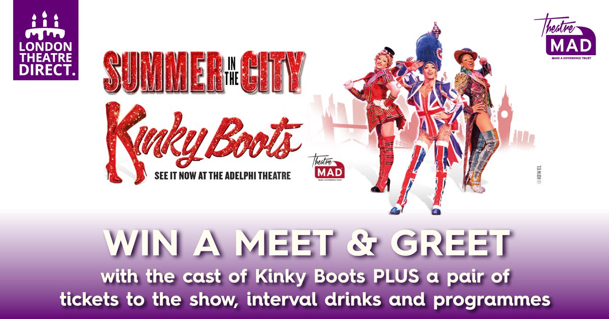 theatre_direct's tweet image. Fancy winning a SIZZLING HOT prize? How about a Kinky Boots MEET &amp;amp; GREET plus EXTRAS? RT &amp;amp; follow to enter! #LTD18 - bit.ly/2uGoc1X