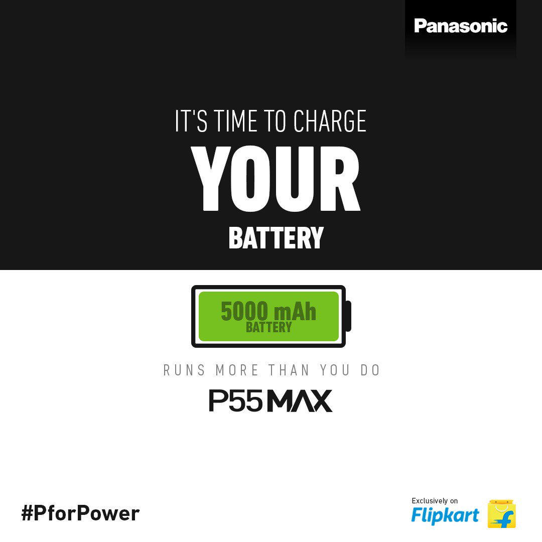 Panasonic_mob's tweet photo. You might run out of charge, your phone battery won't
Unleash your potential, unleash your power
Buy Now: https://t.co/UHzrdCoj2V
#PForPower https://t.co/6t80Vr85iZ
