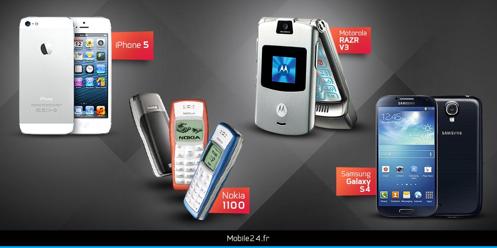 Mobile24fr's tweet photo. L'un des modèles suivants s'est vendu à plus de 250 millions d'unités depuis son lancement. Savez-vous lequel de ces quatre modèles c'est? https://t.co/3aOLuv4jMJ