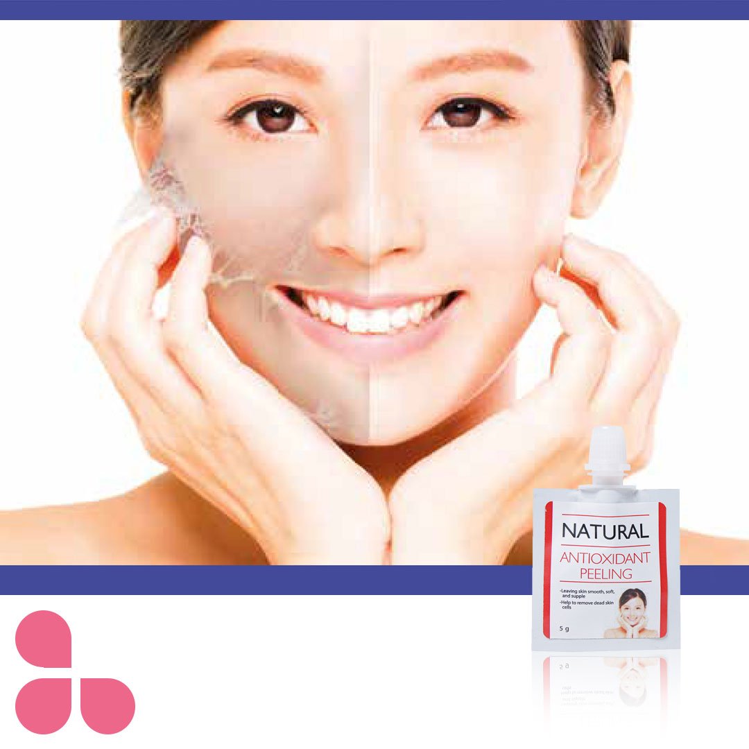 Kiss your dead cells goodbye with BRUNBRUN Natural Antioxidant Peeling! Peeling wajah seminggu sekali bikin kulit lebih cerah dan halus.