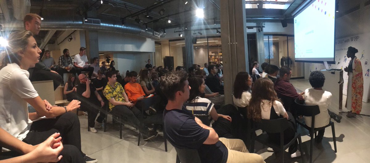 megan_egan's tweet photo. About to do our pitch to 100 industry people and acadders! #BrickingIt #NewBloodAcademy #TeamVML
@DandADNewBlood https://t.co/xsa46vKPs7