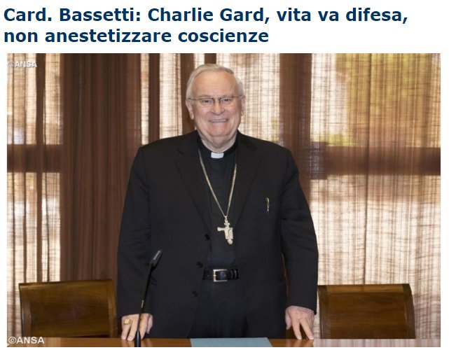 EmmanueleDiLeo's tweet photo. Card. Bassetti: "La vita va difesa e protetta anche quando siamo in presenza di una malattia, che noi possiamo giudicare gravissima" https://t.co/vWrM9L7tel