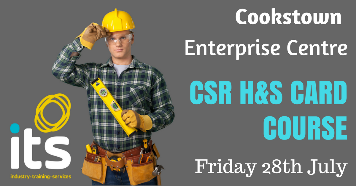 ITS_training_'s tweet photo. Learn more about CSR H&S in Cookstown here https://t.co/vW0bOzG4hY @Ckstwnenterpris #cookstown #construction #safety #CSRcard #ni https://t.co/65uK2Hfsro