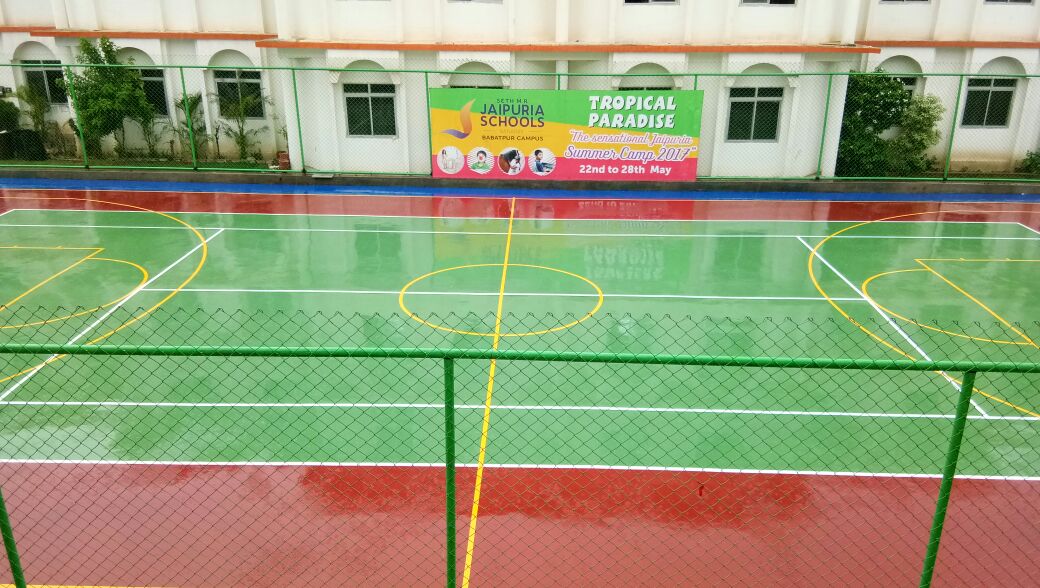 EbacoSports's tweet photo. EBACO Sports is delighted to announce the completion of #MultipurposeCourt at Jaipuria School Lucknow, UttarPradesh

#SportsInfra https://t.co/NC4YyQa1WI