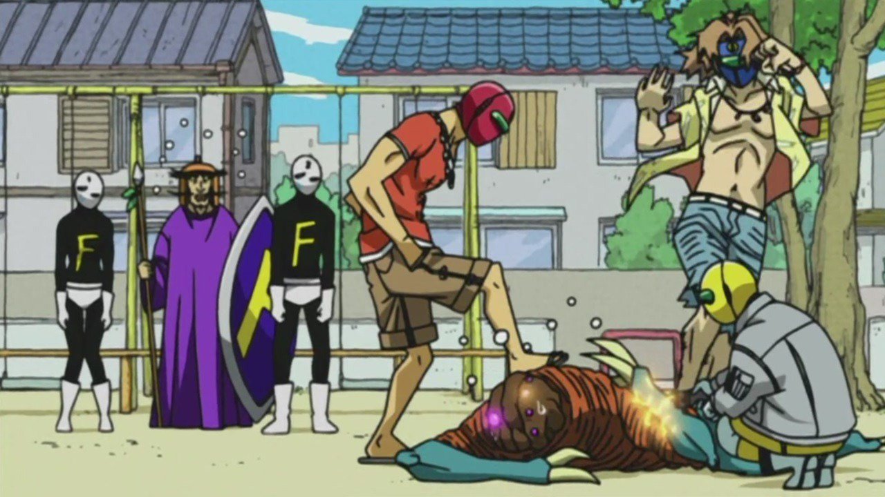 横宮 Younashi 102 天体戦士サンレッドというチンピラ上がりのヒーローのサンレッド と悪の組織フロシャイムの神奈川県川崎市高津区溝の口で繰り広げられる壮絶な戦いを描いた作品だよ めっちゃおもしろいのでオススメ ﾉ T Co Xwi187bgdn