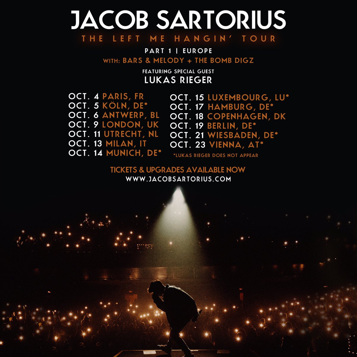 lukasrieger's tweet photo. what's up europe ! 🔥 i am gonna be joining @jacobsartorius tour as a special guest in October ! 
Tickets @ https://t.co/Wcw2RlrDP4 https://t.co/7ZCv6OzMo4