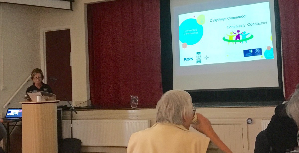 Gwyneth the <a href="/CCPembs/">Community Connectors</a> team leader taking us through the project and how it can support the people of pembrokeshire #StrongPembs #pembsmatters