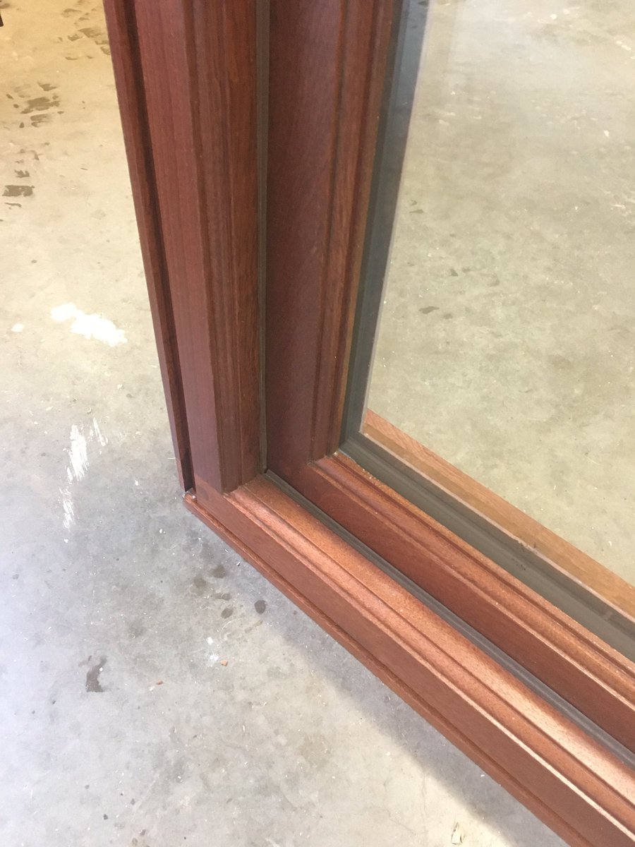 High performance sapele double glazed windows