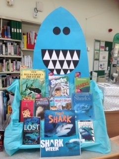 DorsetLibraries's tweet photo. Just when you thought it was safe to go back in the water,
take a look at our Shark display at #CorfeMullenLibrary https://t.co/VTH3bqwvH7