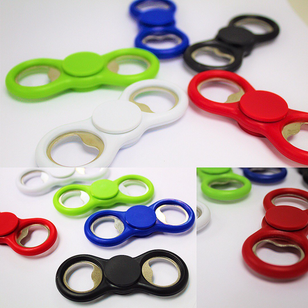 Tired of the old spinner? Check this one out with with a bottle opener! Smart Branding with ubrandedit.com #yourlogohere