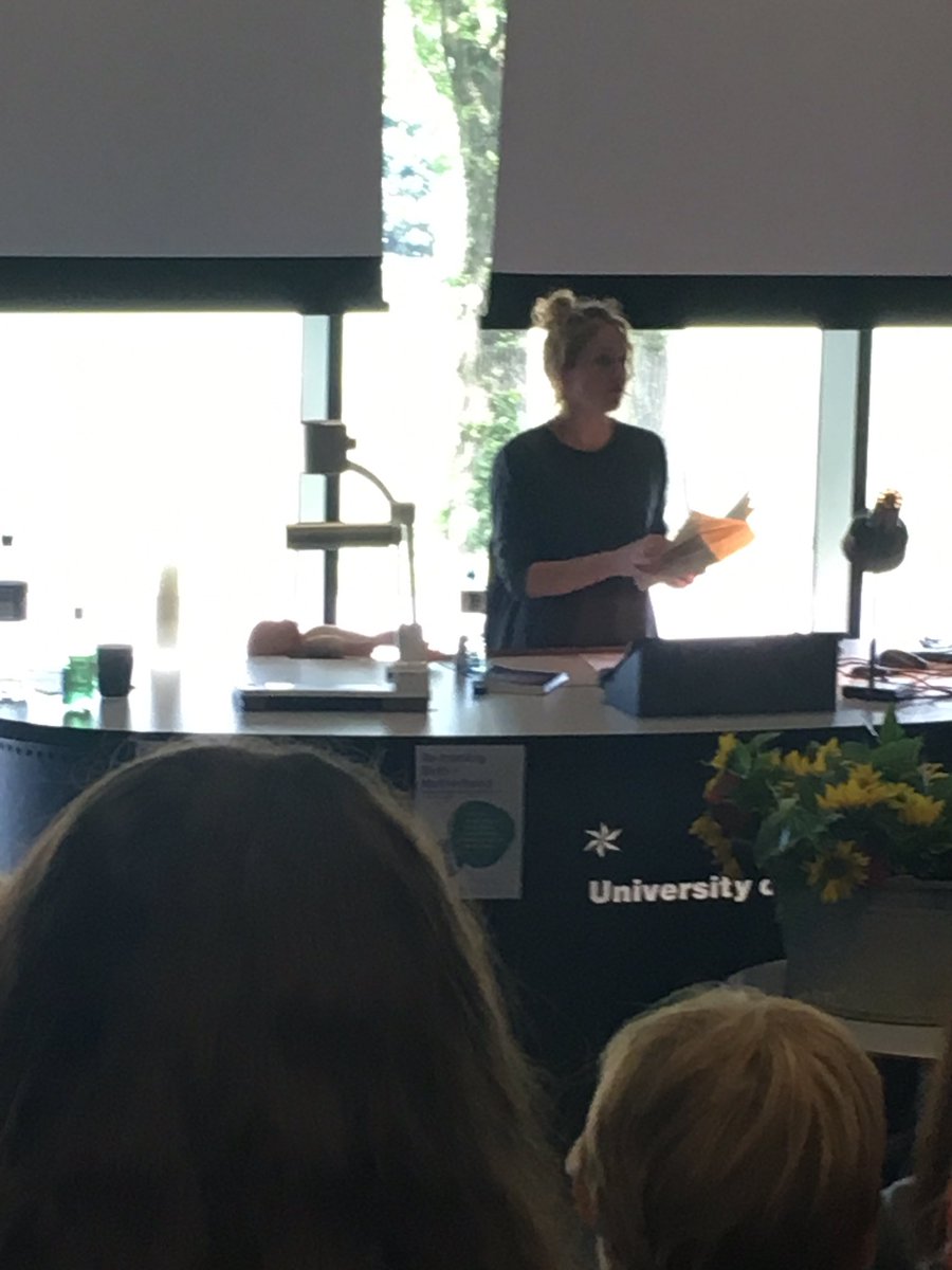 MwMatkins's tweet photo. Listening to @holliepoetry at @BMidwiferysoc conference. Made me emotional. Incredible, could listen for hours!! #reframingbirth2017 https://t.co/vP1GxIcWA8