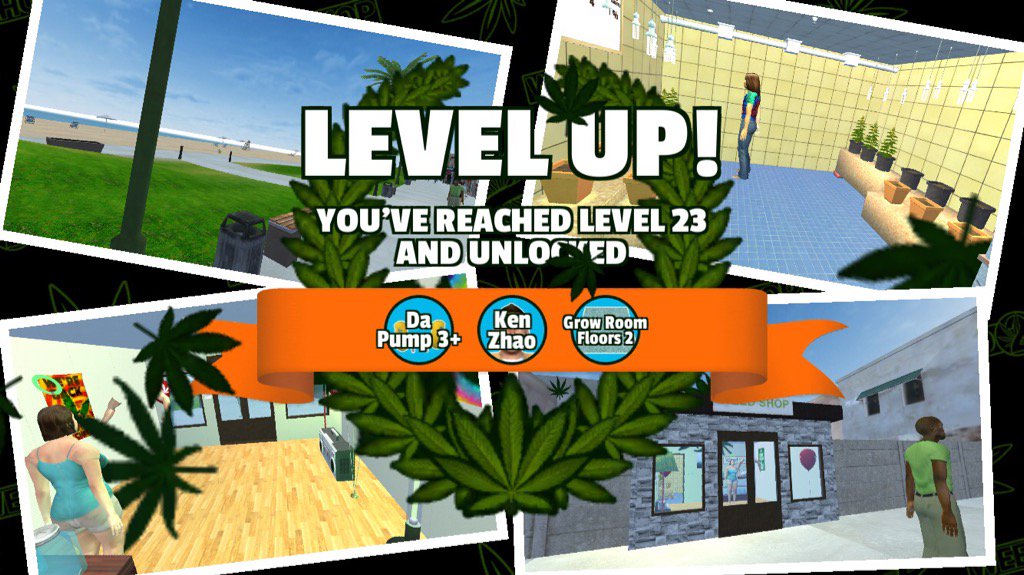 MeLeu420's tweet photo. I've reached level 23 running my #weedshop2 Where you at? https://t.co/0ulbo1gOLQ https://t.co/G4G172gGDI