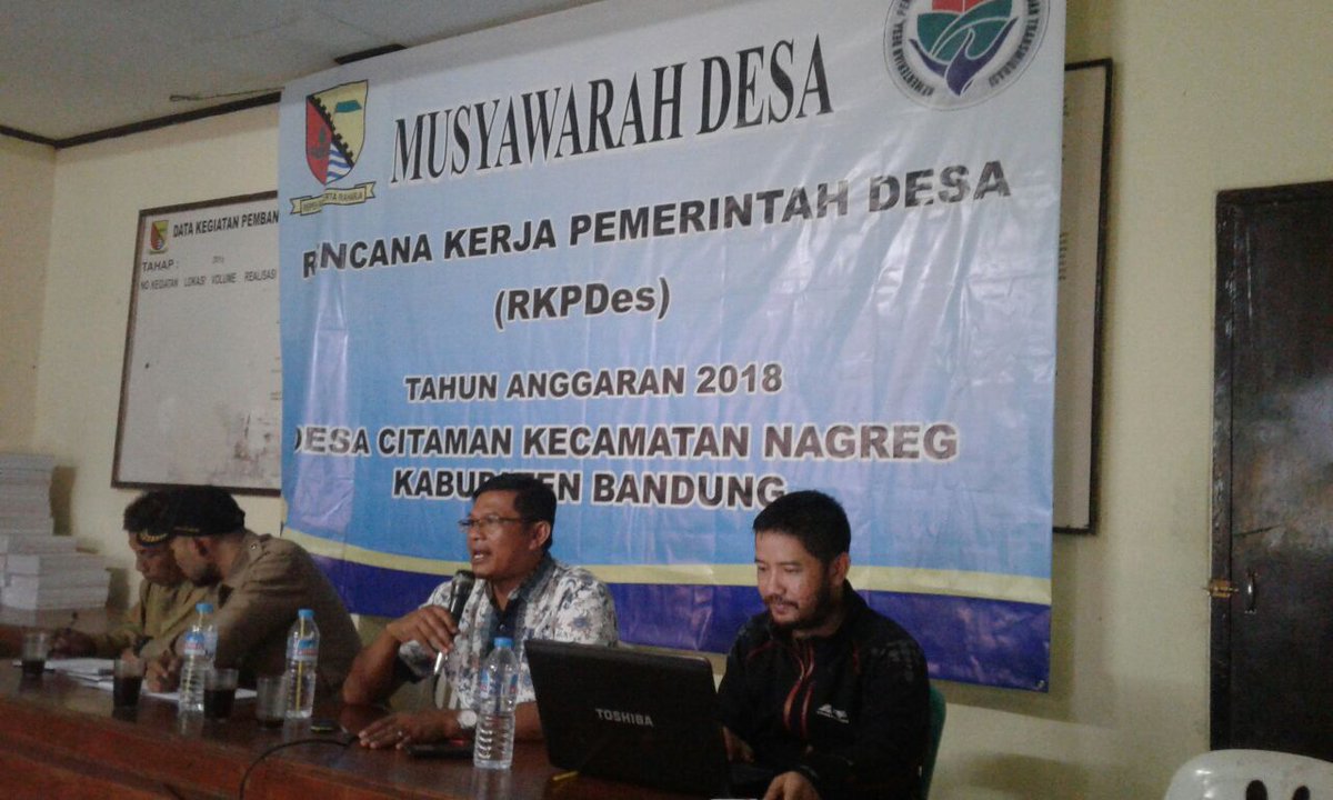 Pembentukan tim penyusun RKPDes desa citaman kecamatan nagreg