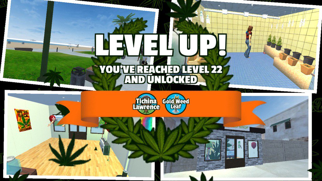 MeLeu420's tweet photo. I've reached level 22 running my #weedshop2 Where you at? https://t.co/0ulbo1gOLQ https://t.co/UWLVEJiT6f