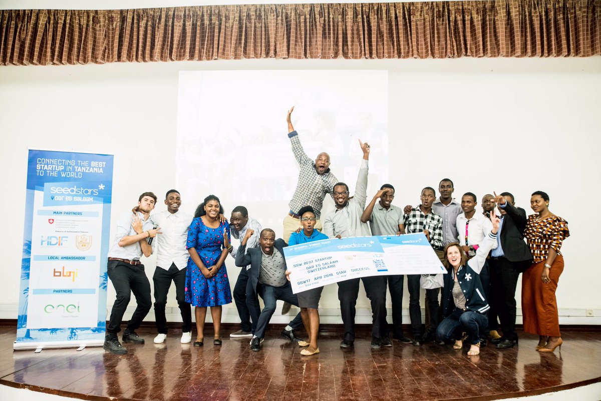 Seedstars's tweet photo. Congratulations again to Nefrids Africa for winning Seedstars World Dar Es Salaam! @bunihub @nefridsafrica @simubima #SSWTZ https://t.co/eMo27jQvMH